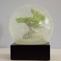 Bonsai Glitter Globe