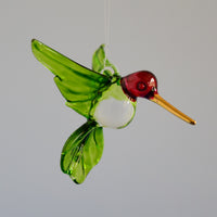 Red Head Small Hummingbirds
